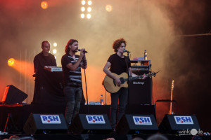 Rea Garvey (Mitte) mit Xaver Fischer (links) und Michael Schulte (rechts), 2011