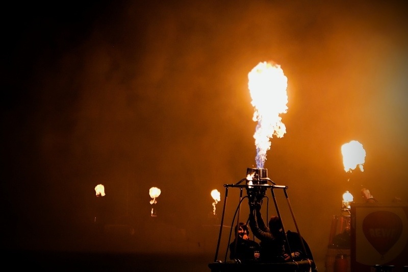 Vorglühen beim Night Glow