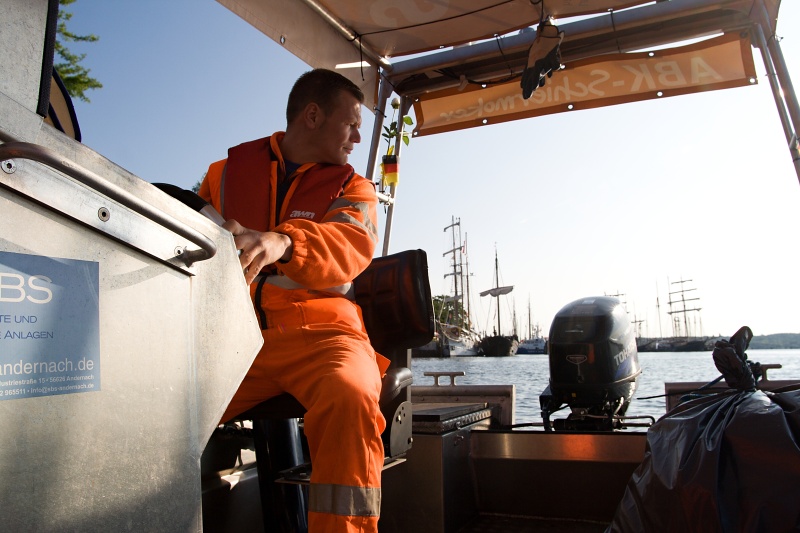 Kieler Woche 2012: Unterwegs mit dem „Schiermoker“